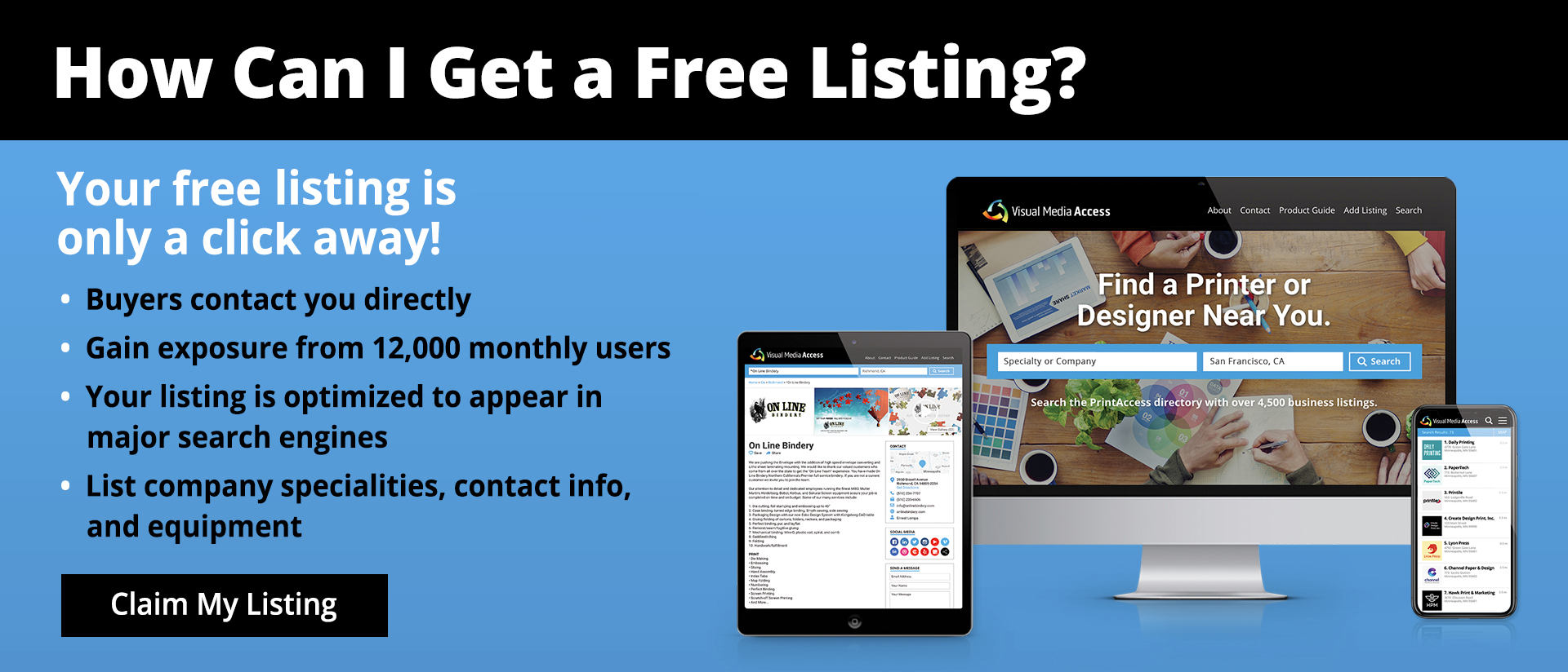 Why Isn't My Company Listed?